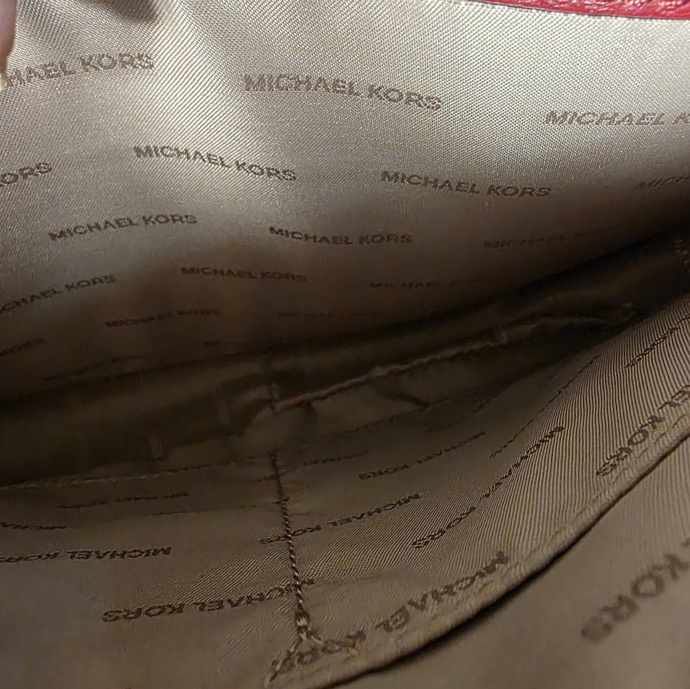 Michael Kors Red Quilted‎ Crossbody Bag - Picture 5 of 8
